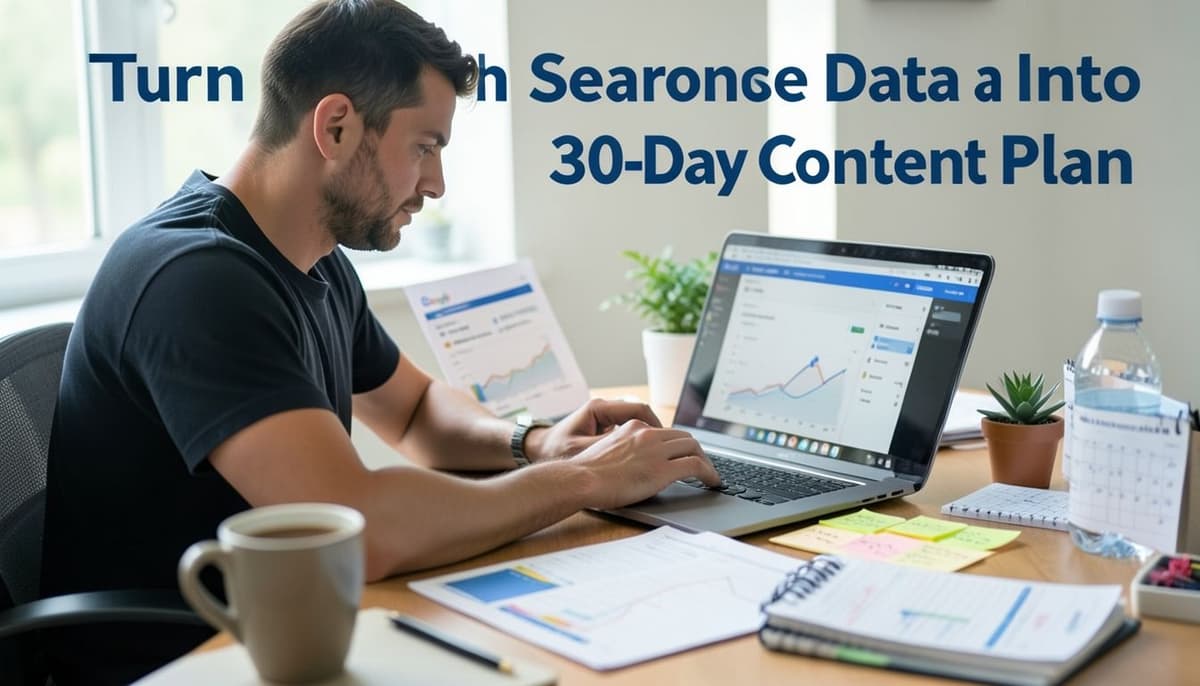 Turn Search Console Data Into a 30-Day Content Plan