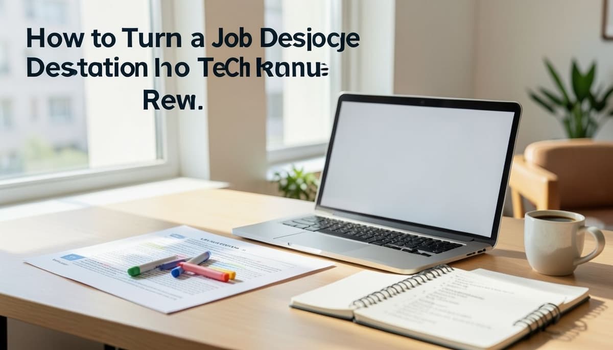 How to Turn a Job Description Into a Tech Resume